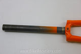 Waterford Steel Fork: Henry James Crown & Dropouts, Fender Eyelets, Molteni Orange 1" Ahead New Take-Off