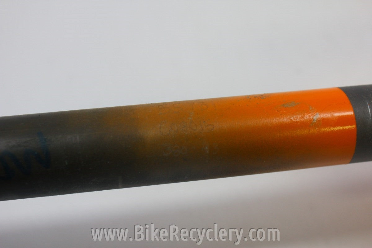 Waterford Steel Fork: Henry James Crown & Dropouts, Fender Eyelets, Molteni Orange 1" Ahead New Take-Off