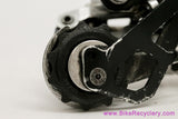 SRAM X9 Rear Derailleur: 9s / 10s - Mid Cage - Silver/Black w/ Red Pulley