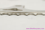 NOS Stronglight Tevano 68t x 144mm TT Chainring: Time Trial - Silver - Vintage 1980's