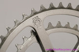 TA Pro 5 Vis Cyclotouriste #2235 Chainring Set: 48t / 36t - Ref 75 Domed Bolts (Near Mint+)