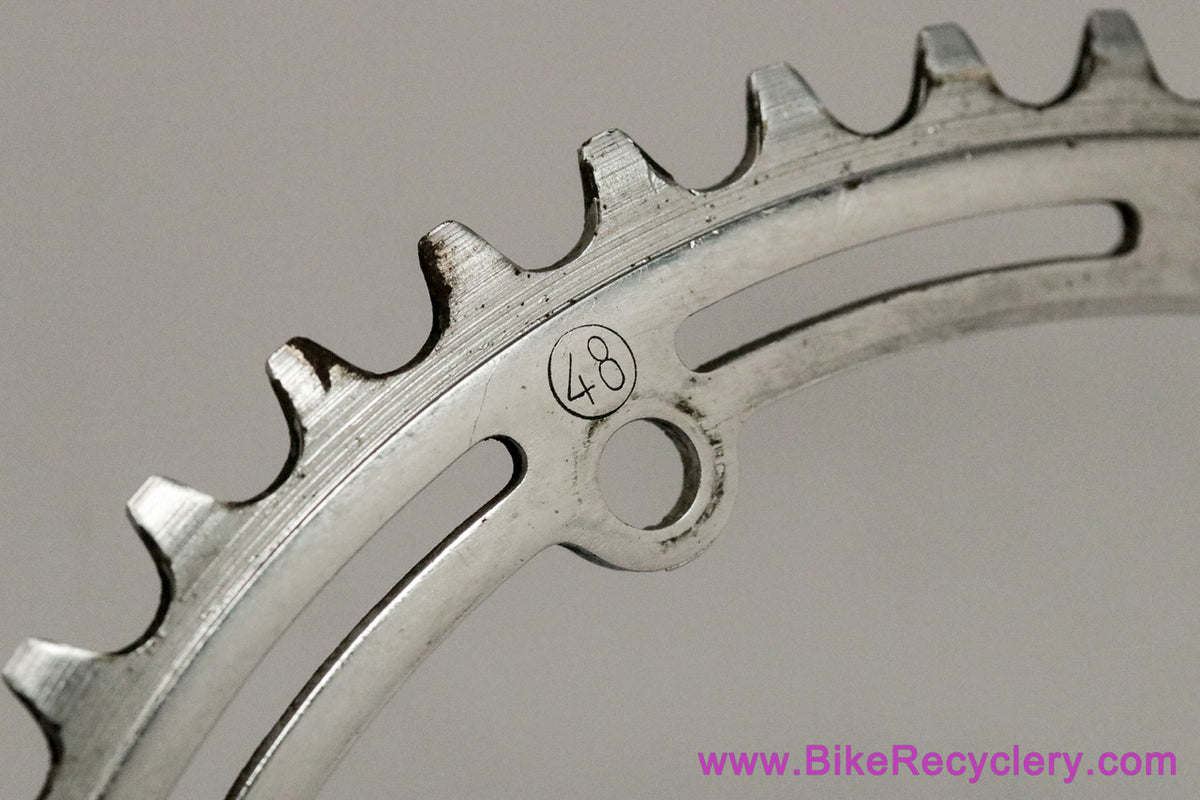 Simplex Competition Chainring: 48t - 6-Bolt - 1940's 1950's - Chrome (EXC)