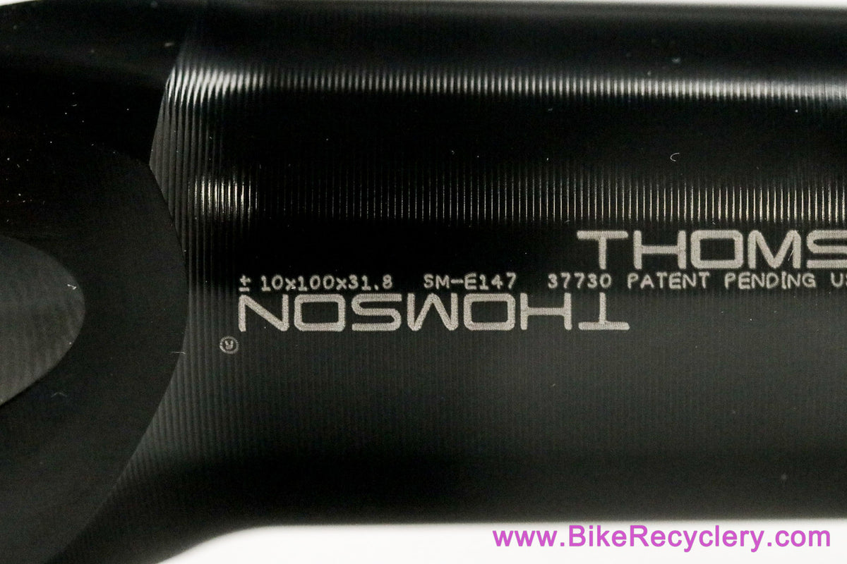 Thomson X2 Road Stem: 1 1/8" x 100mm x 31.8mm - 10D - Black (NEW)
