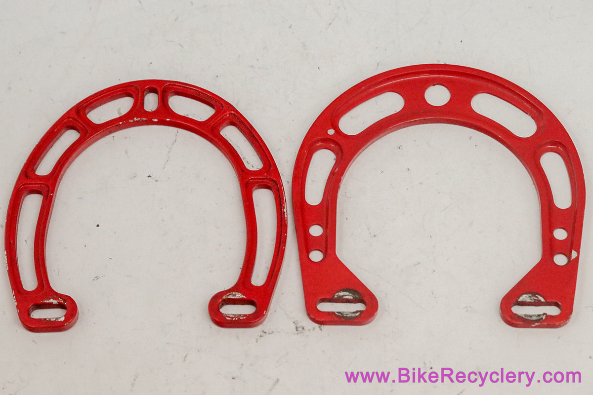 Cantilever Brake Booster Set: Front/Rear - Vintage 1990's - Red