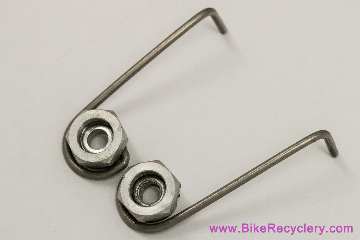 Cunningham WTB Speedmaster Roller Cam / Cantilever Brake Adjuster Nuts & Ti Springs &  (Pair)