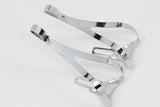 Campagnolo C-Record 305/501 Aero Pedals w/ Toe Clips (NOS) & Straps
