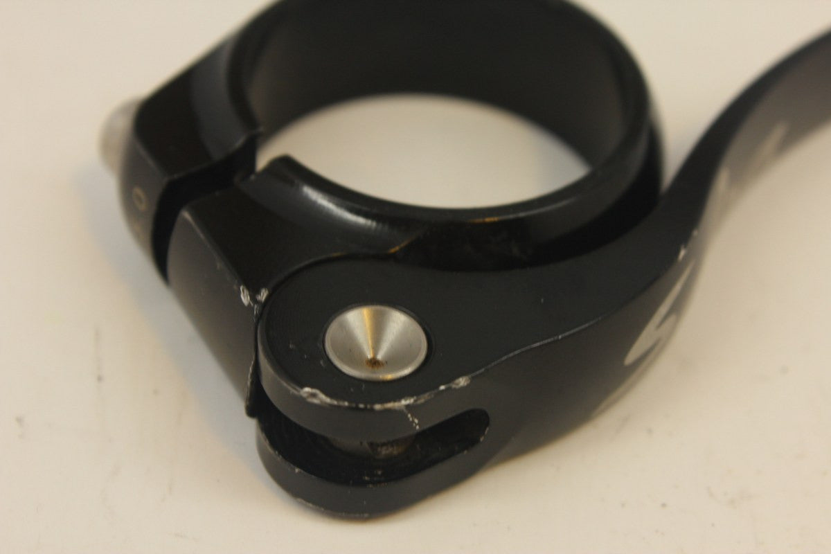 Salsa Flip Lock Seatpost Collar & QR: Black, 35mm