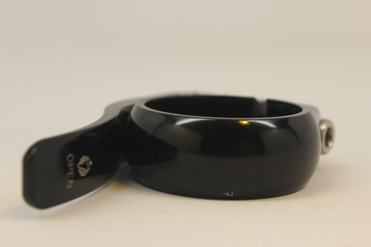 Salsa Flip Lock Seatpost Collar & QR: Black, 35mm