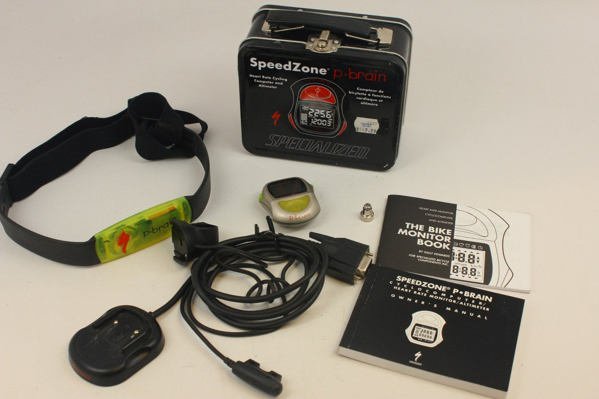 Specialized P-Brain Computer: Heartrate Monitor, Lunch  Box Tin