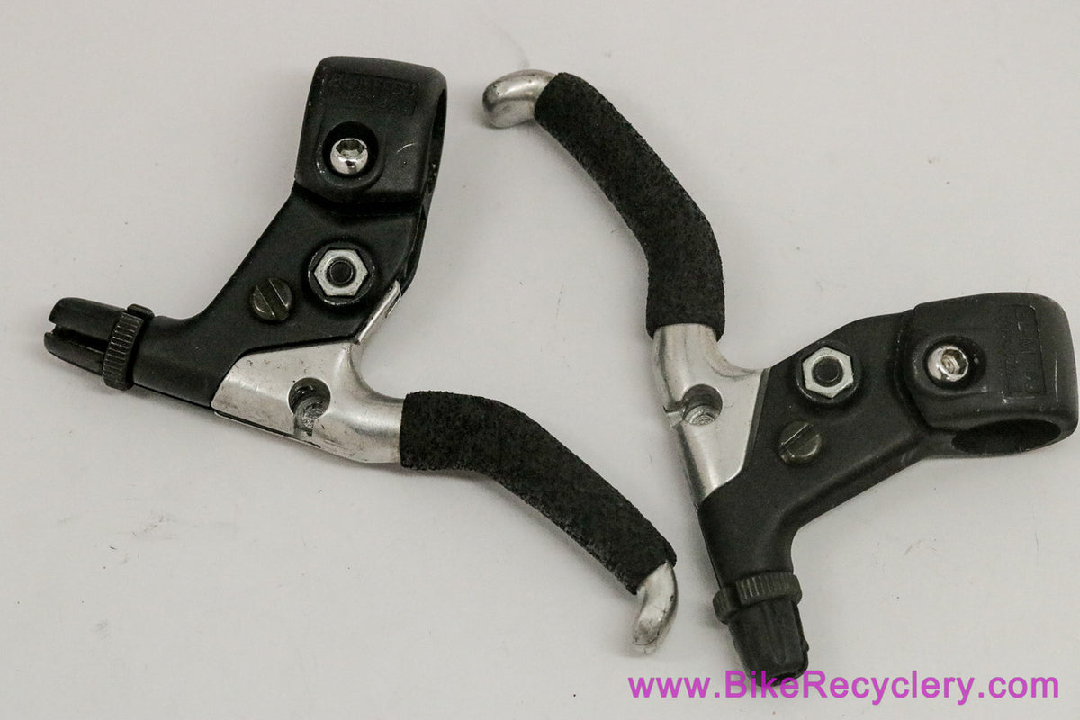 Shimano Deore BL-MT63 Cantilever Brake Levers: Silver/Black - Foam Covers (EXC)