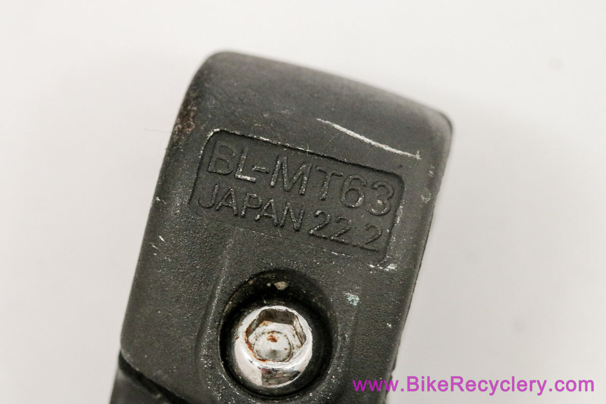 Shimano Deore BL-MT63 Cantilever Brake Levers: Silver/Black - Foam Covers (EXC)