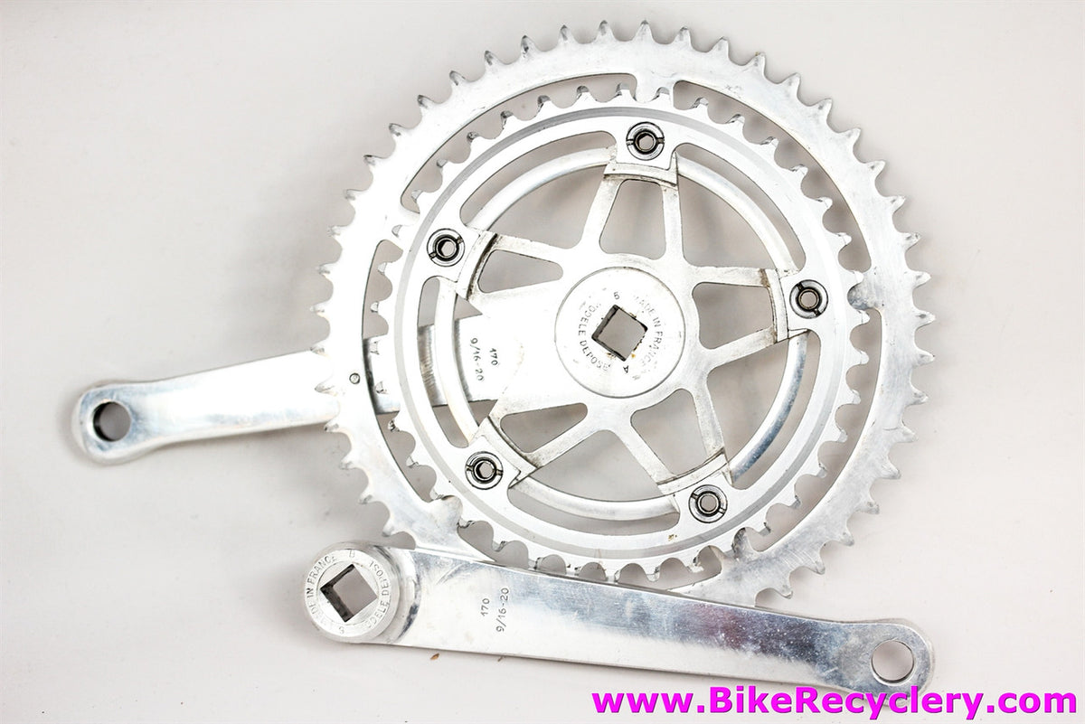 Stronglight 93 SC Super Competition Crankset: 170mm x 48/38t - Polished (Near Mint)