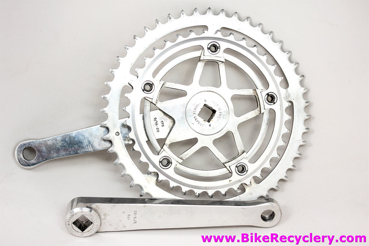 Stronglight 93 SC Super Competition Crankset: 170mm x 48/38t - Polished (Near Mint)
