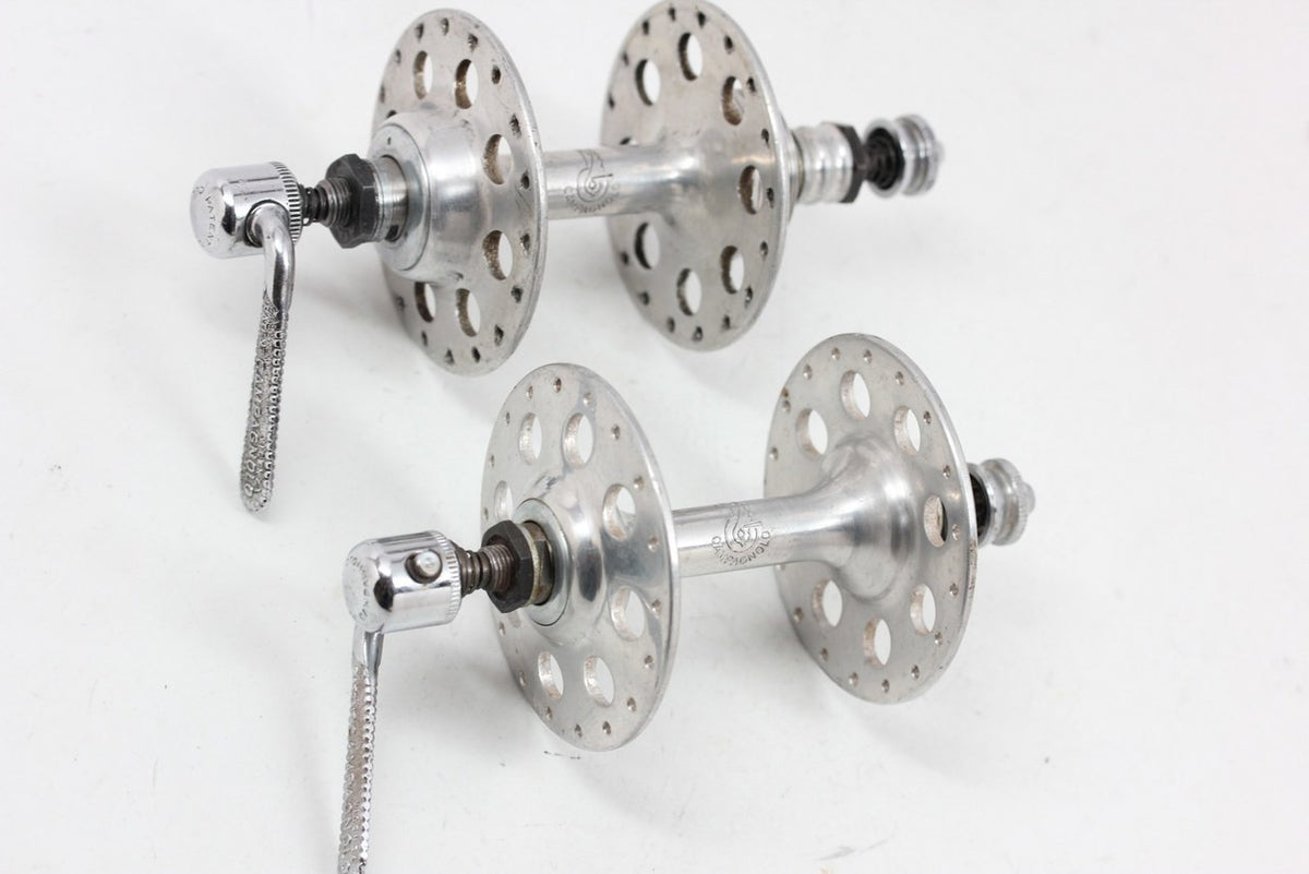 Campagnolo Nuovo Tipo 1253 High Flange Hubset: 36H x 120mm - QR Skewers (EXC)