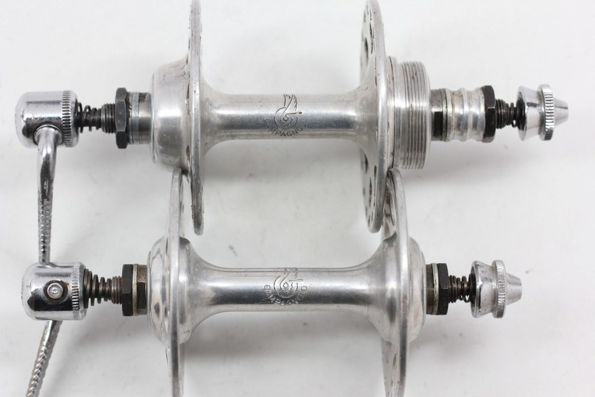 Campagnolo Nuovo Tipo 1253 High Flange Hubset: 36H x 120mm - QR Skewers (EXC)