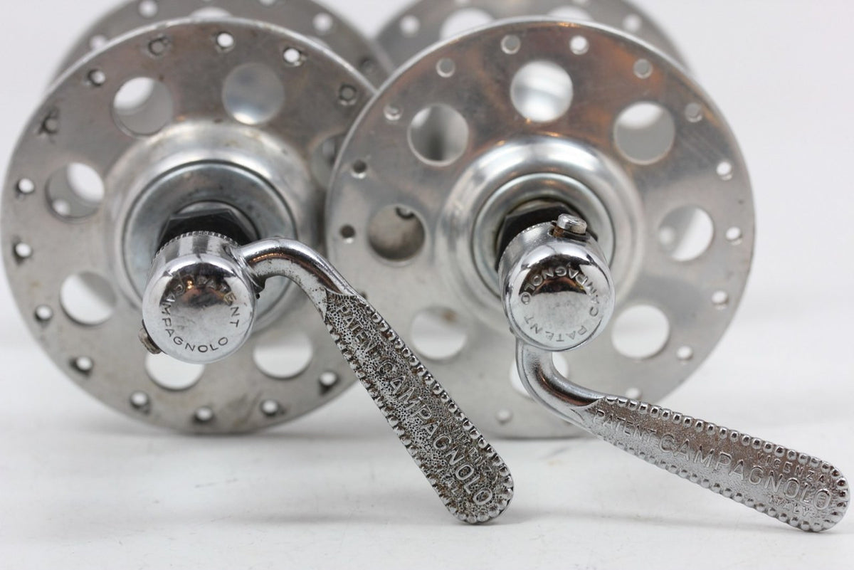 Campagnolo Nuovo Tipo 1253 High Flange Hubset: 36H x 120mm - QR Skewers (EXC)
