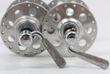 Campagnolo Nuovo Tipo 1253 High Flange Hubset: 36H x 120mm - QR Skewers (EXC)