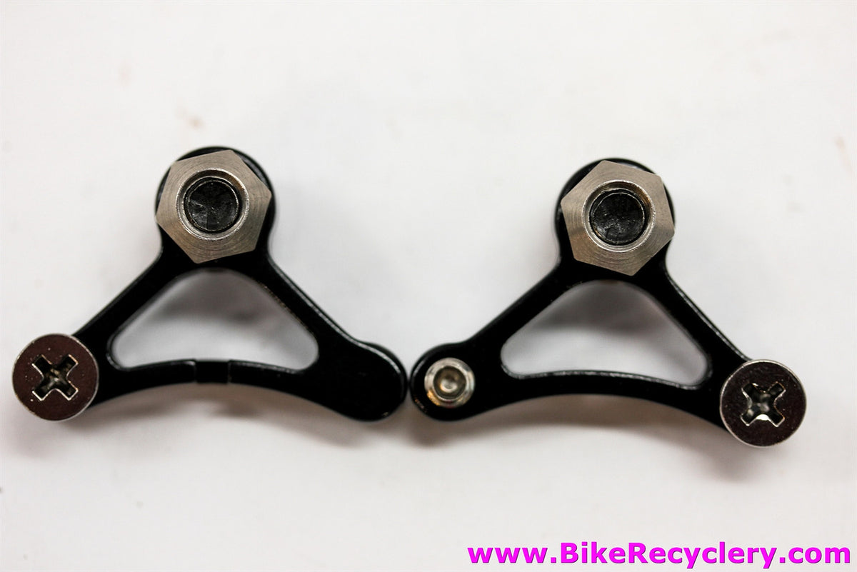 Tektro Alloy Cantilever Cable Carrier: Tri-Dangle Style - Black - Pair (NEW)