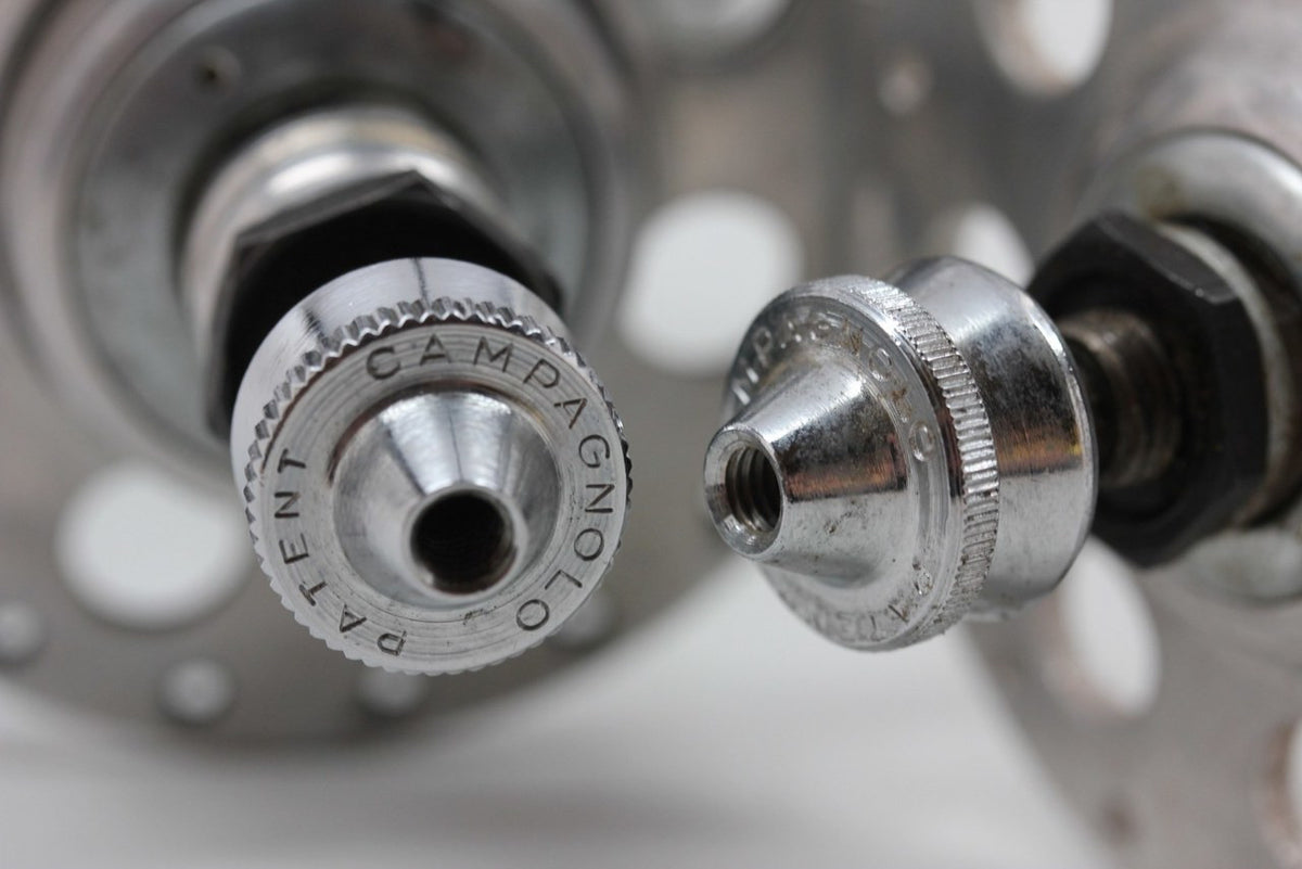 Campagnolo Nuovo Tipo 1253 High Flange Hubset: 36H x 120mm - QR Skewers (EXC)