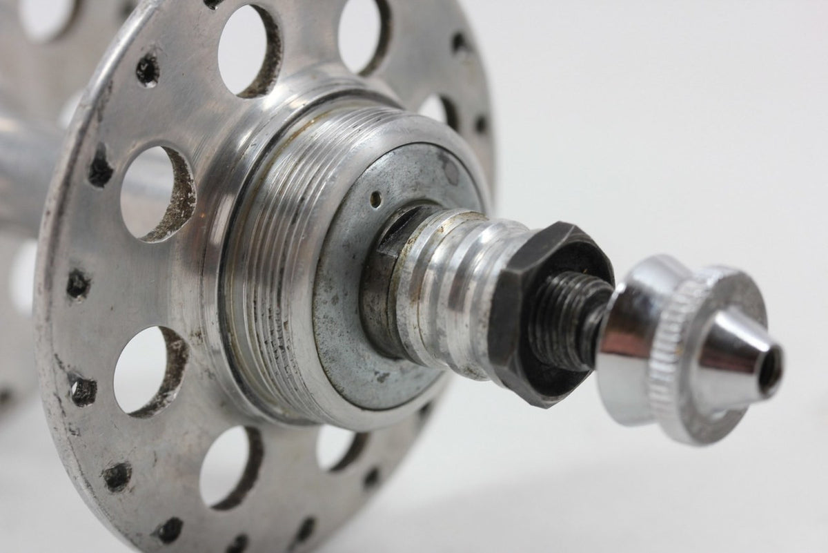 Campagnolo Nuovo Tipo 1253 High Flange Hubset: 36H x 120mm - QR Skewers (EXC)