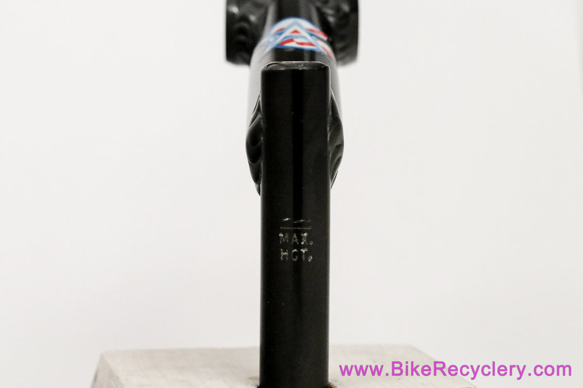 American Bicycle Manufacturing Roller Stem: 1" Quill - 130mm x 25.4mm - Black Ano (Near Mint+)