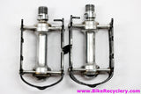 Campagnolo Record SL Superleggeri Strada Pedals: 1037/a - Black Cages (EXC)