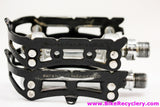 Campagnolo Record SL Superleggeri Strada Pedals: 1037/a - Black Cages (EXC)