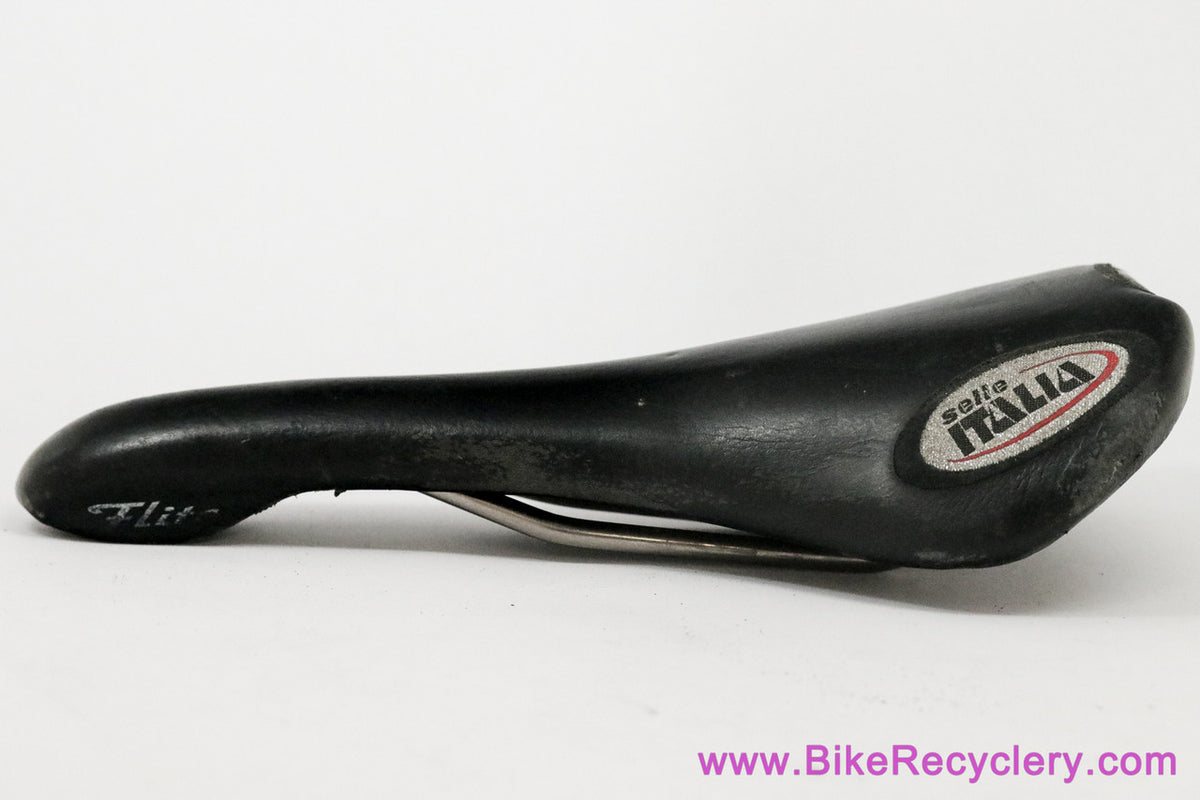 Selle Italia Flite Titanium Saddle: 2001 - Black Leather