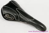 Selle Italia Flite Titanium Genuine Gel:  Perforated Black Leather + Kevlar - 2002 (Near Mint)