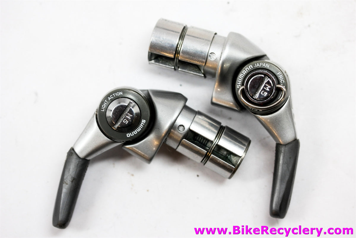 Shimano 600/Ultegra SL-BS64 Bar End Shifters: 8 Speed - Double/Triple (Near Mint+)
