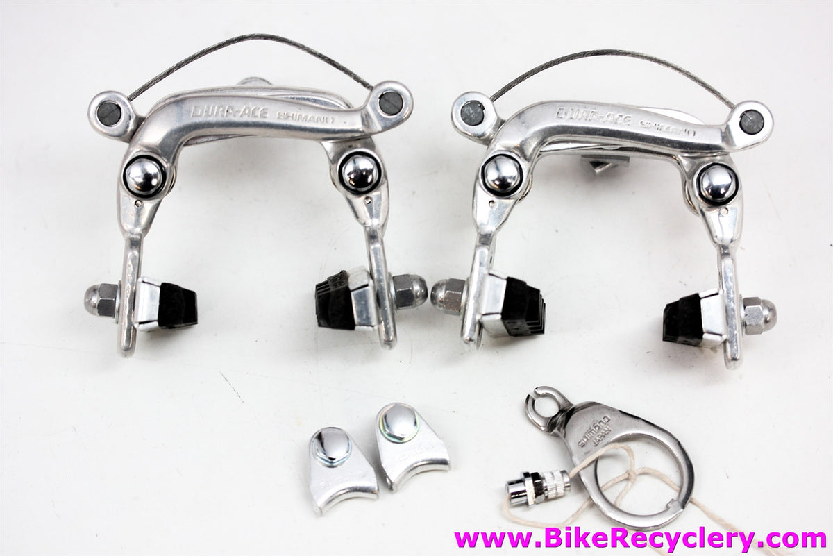 NOS 1973 Shimano Dura Ace Centerpull Brakeset: 65/47mm - Straddle Cables - Carriers - Front Cable Stop - 1st DA Part Ever! (PRISTINE)