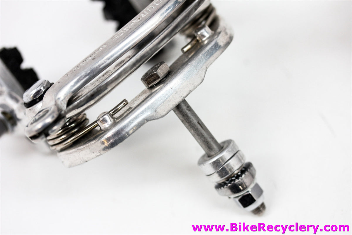 NOS 1973 Shimano Dura Ace Centerpull Brakeset: 65/47mm - Straddle Cables - Carriers - Front Cable Stop - 1st DA Part Ever! (PRISTINE)