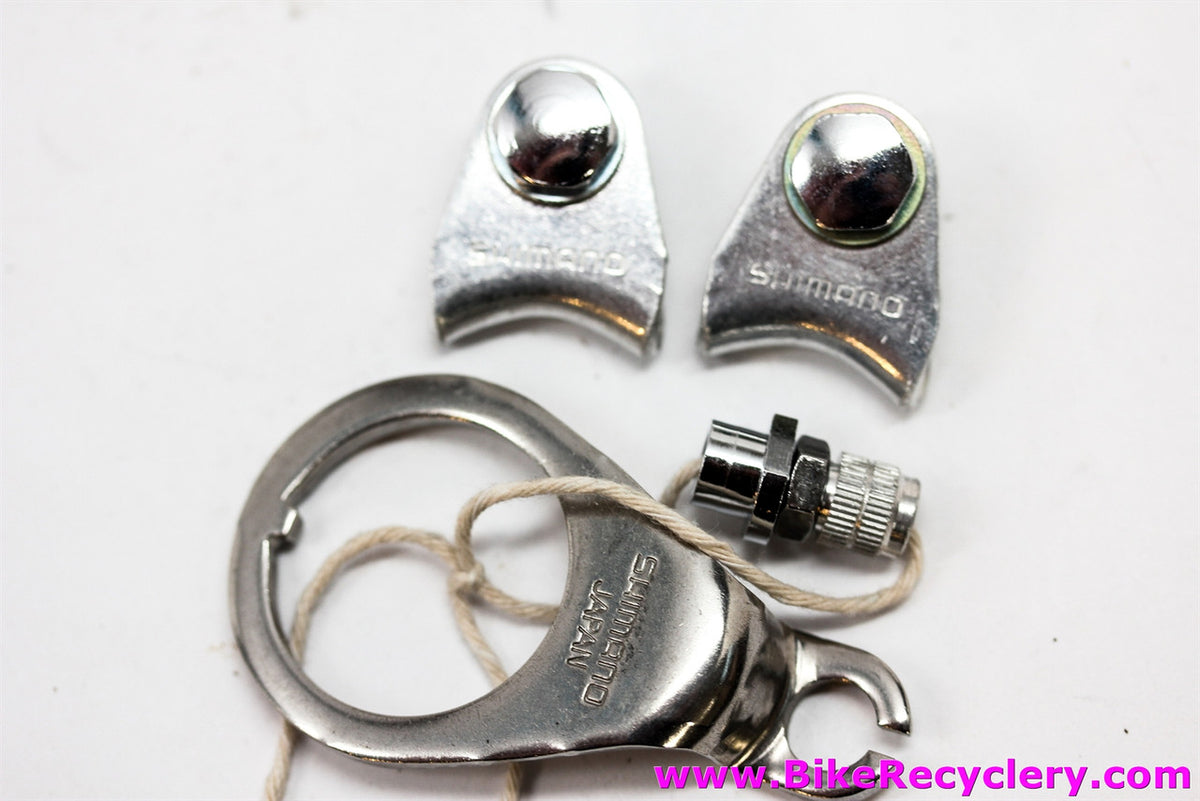 NOS 1973 Shimano Dura Ace Centerpull Brakeset: 65/47mm - Straddle Cables - Carriers - Front Cable Stop - 1st DA Part Ever! (PRISTINE)