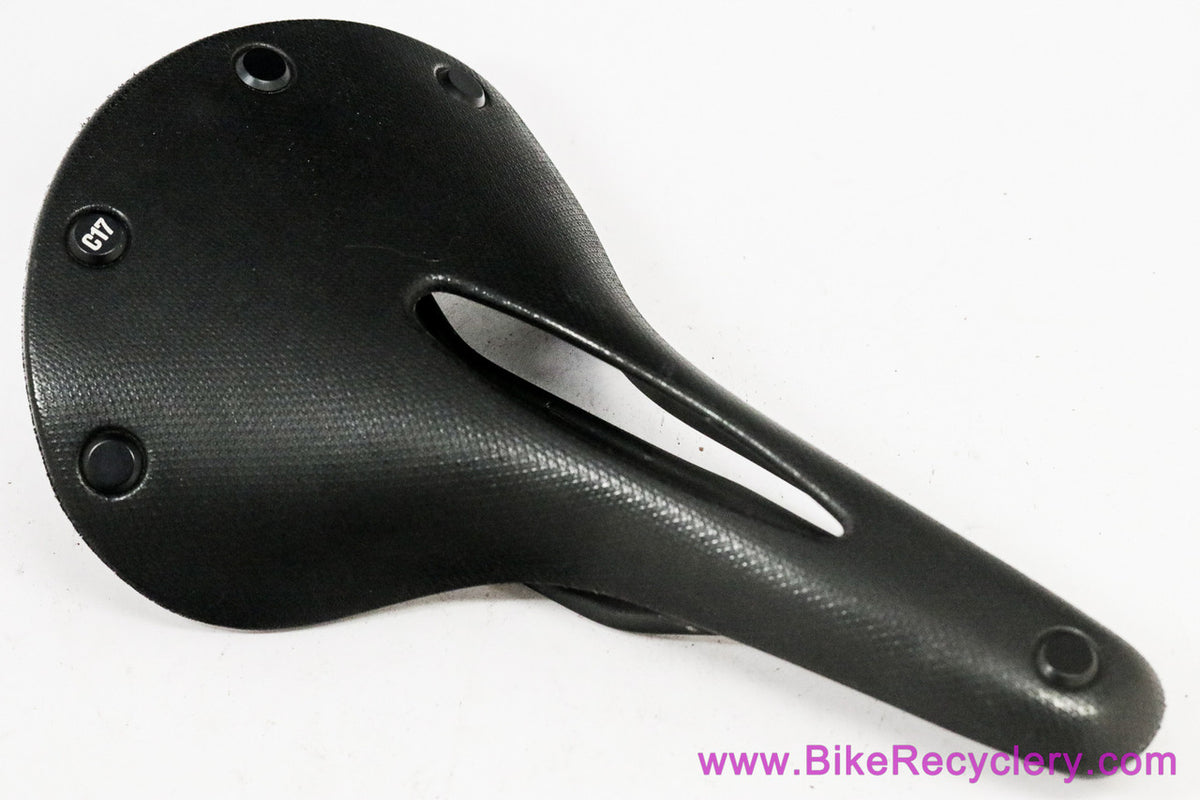 Brooks C17 Carved Saddle: Cutout - Black (New take-off)