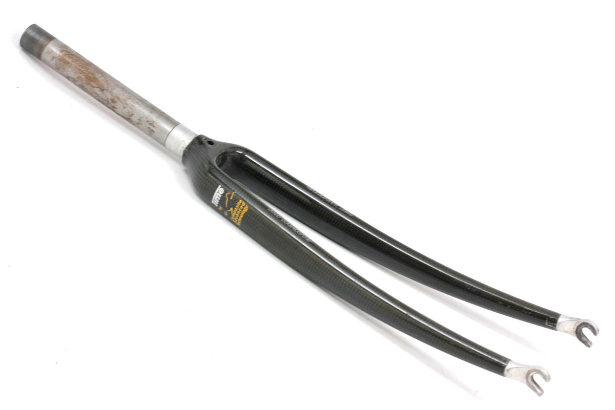 Time Criterium Vectran Carbon Road Fork: 1" Threaded x 192mm - Black (Near Mint)