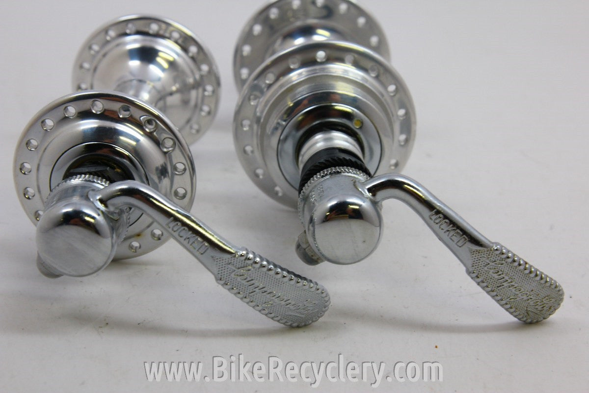 NIB/NOS Campagnolo Nuovo / Super Record Hubset: 36H 126mm  Small Flange