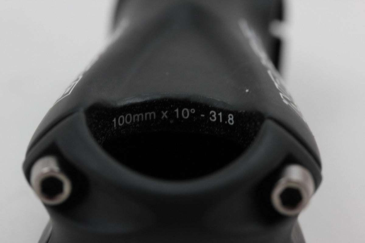 Easton EC90 SL Carbon Stem: 100mm x 31.8mm x 10D - Black - Ti Bolts (Near mint >200 Miles)