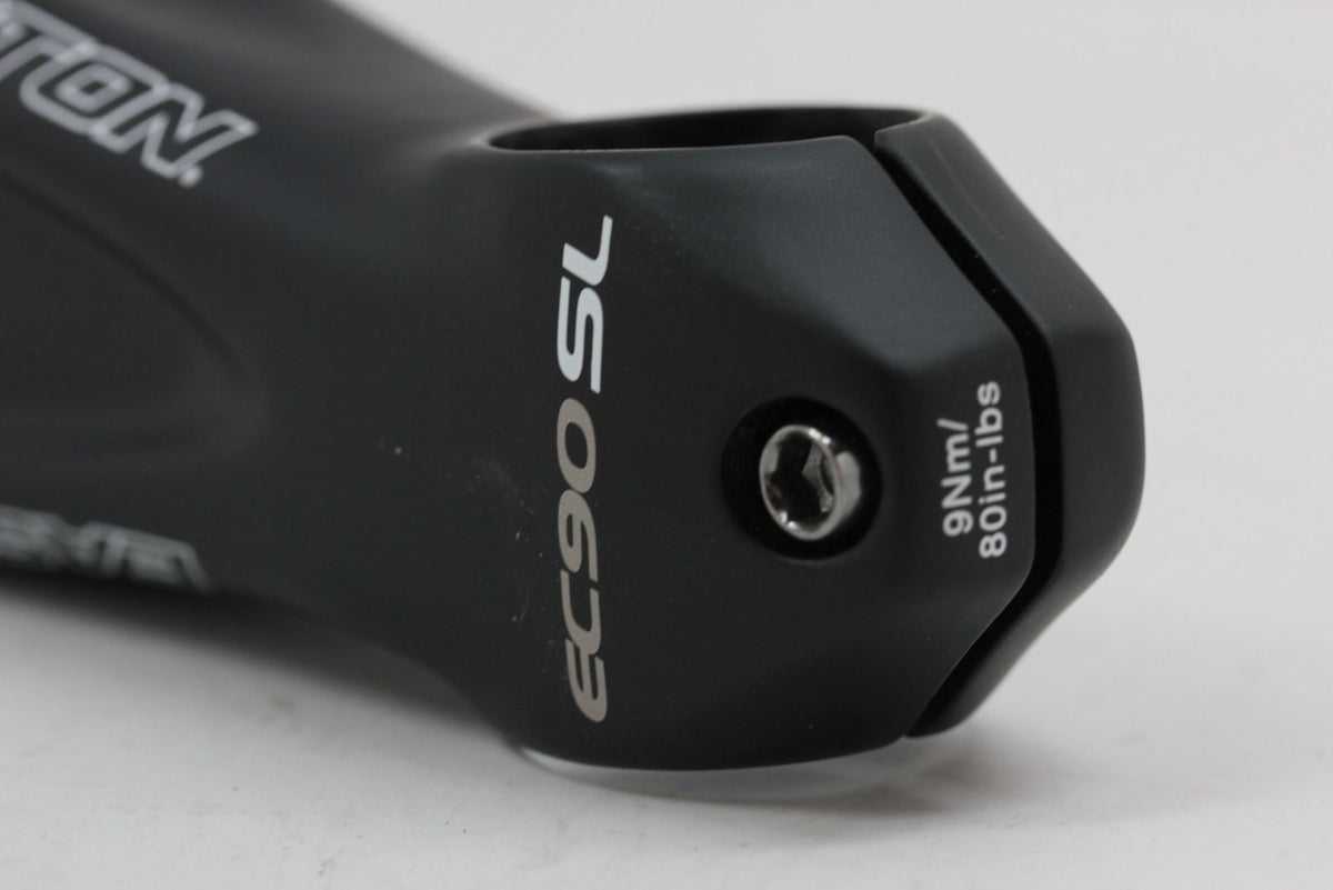 Easton EC90 SL Carbon Stem: 100mm x 31.8mm x 10D - Black - Ti Bolts (Near mint >200 Miles)