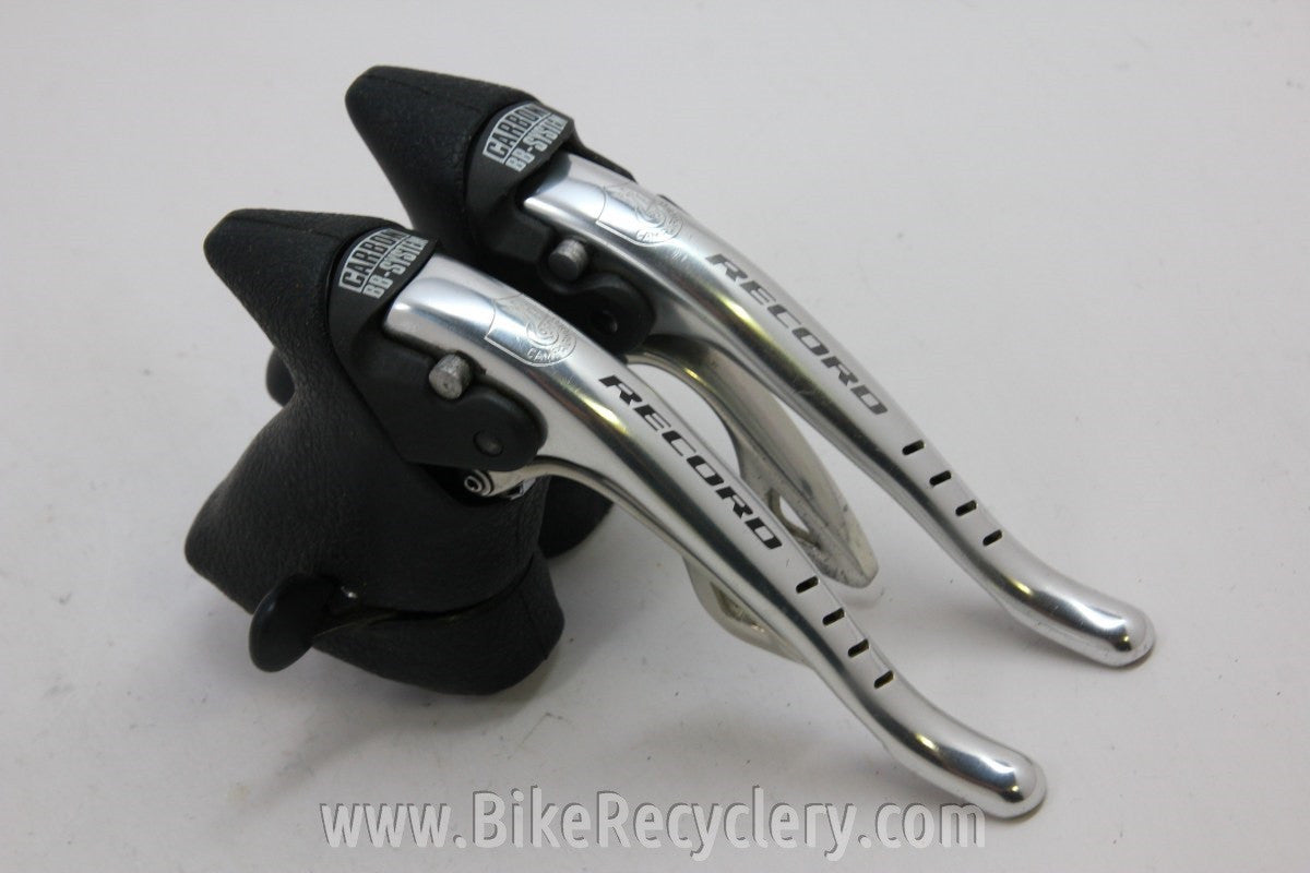 Campagnolo Record 9-Speed Ergo Shifters / Brifters: Triple, MINT