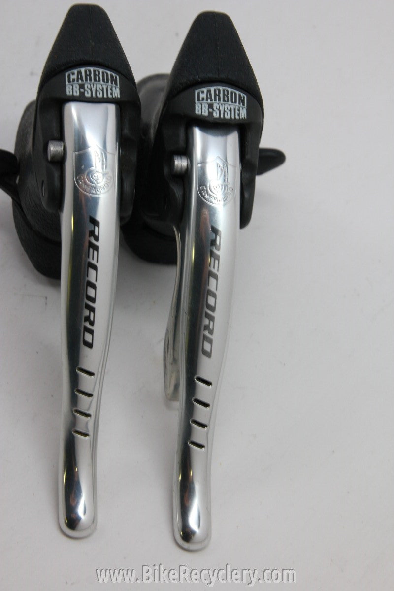 Campagnolo Record 9-Speed Ergo Shifters / Brifters: Triple, MINT