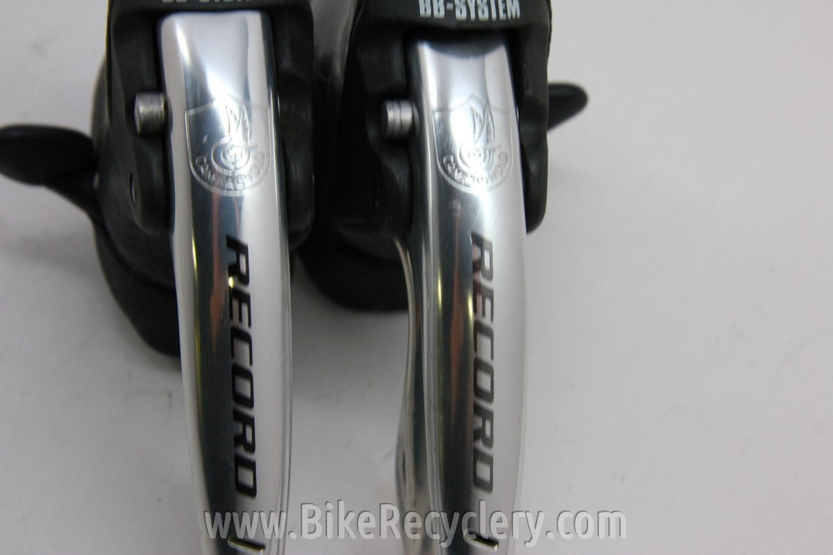Campagnolo Record 9-Speed Ergo Shifters / Brifters: Triple, MINT