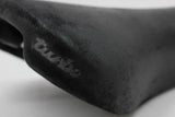 1987 Selle Italia Turbo Saddle: Black Suede (Matted Suede but Clean)