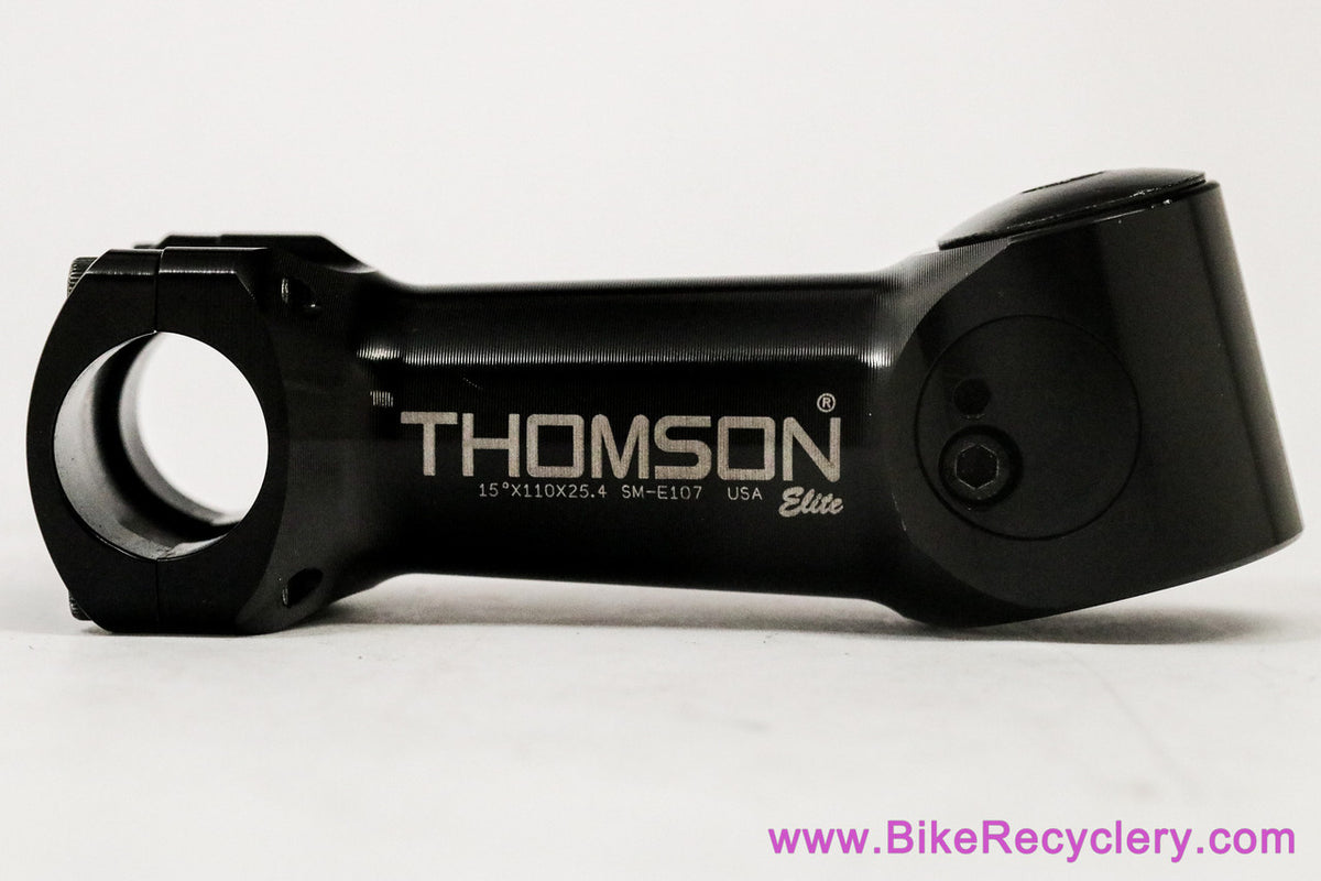 Thomson X4 Stem: 1 1/8" x 110mm x 25.4mm - 10D - Black - Cam (Mint)