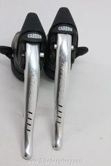 Campagnolo Athena 8 Speed Ergo Shifters / Brifters: Drilled, EXC