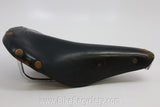 Ideale REBOUR TB-90 Leather Saddle: Black, EXC & RARE