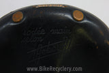 Ideale REBOUR TB-90 Leather Saddle: Black, EXC & RARE