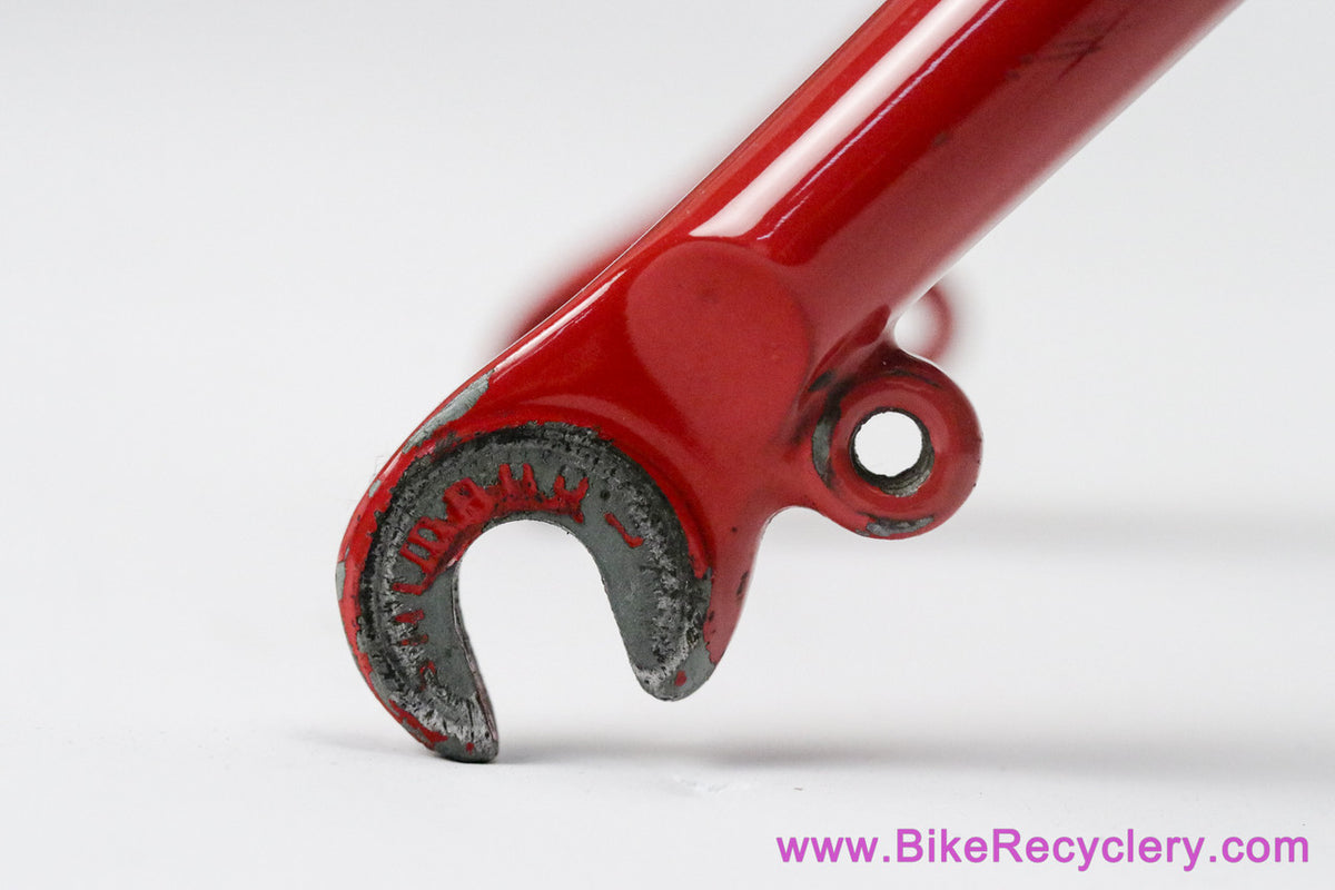 1987 Ritchey Super Comp Frameset & Fillet Bullmoose Bars: 19" - #9C51 - Unrestored - Rollercam F/R - Red