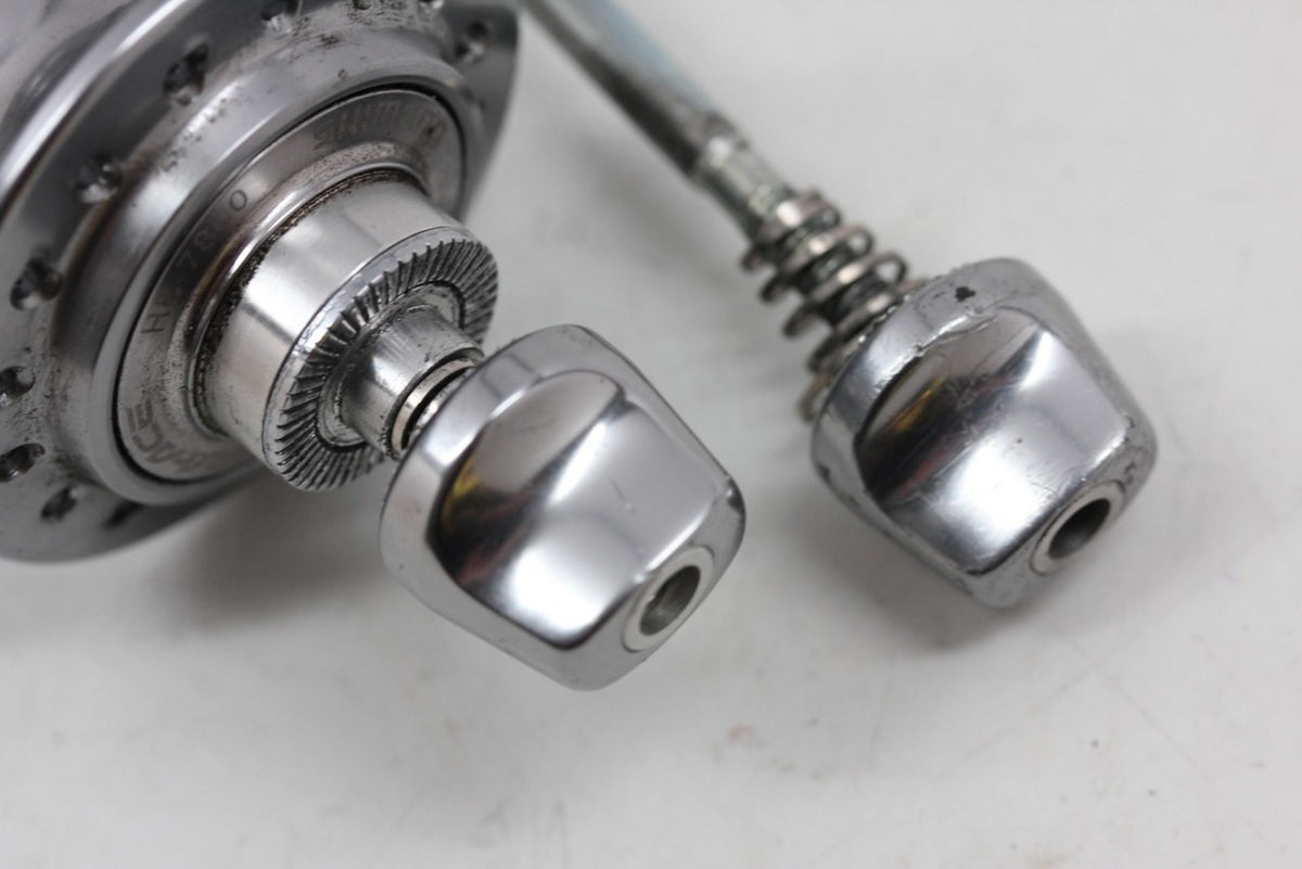 Shimano Dura Ace HB-7800 Front Hub & QR Skewer Set F/R: 32H (EXC+)