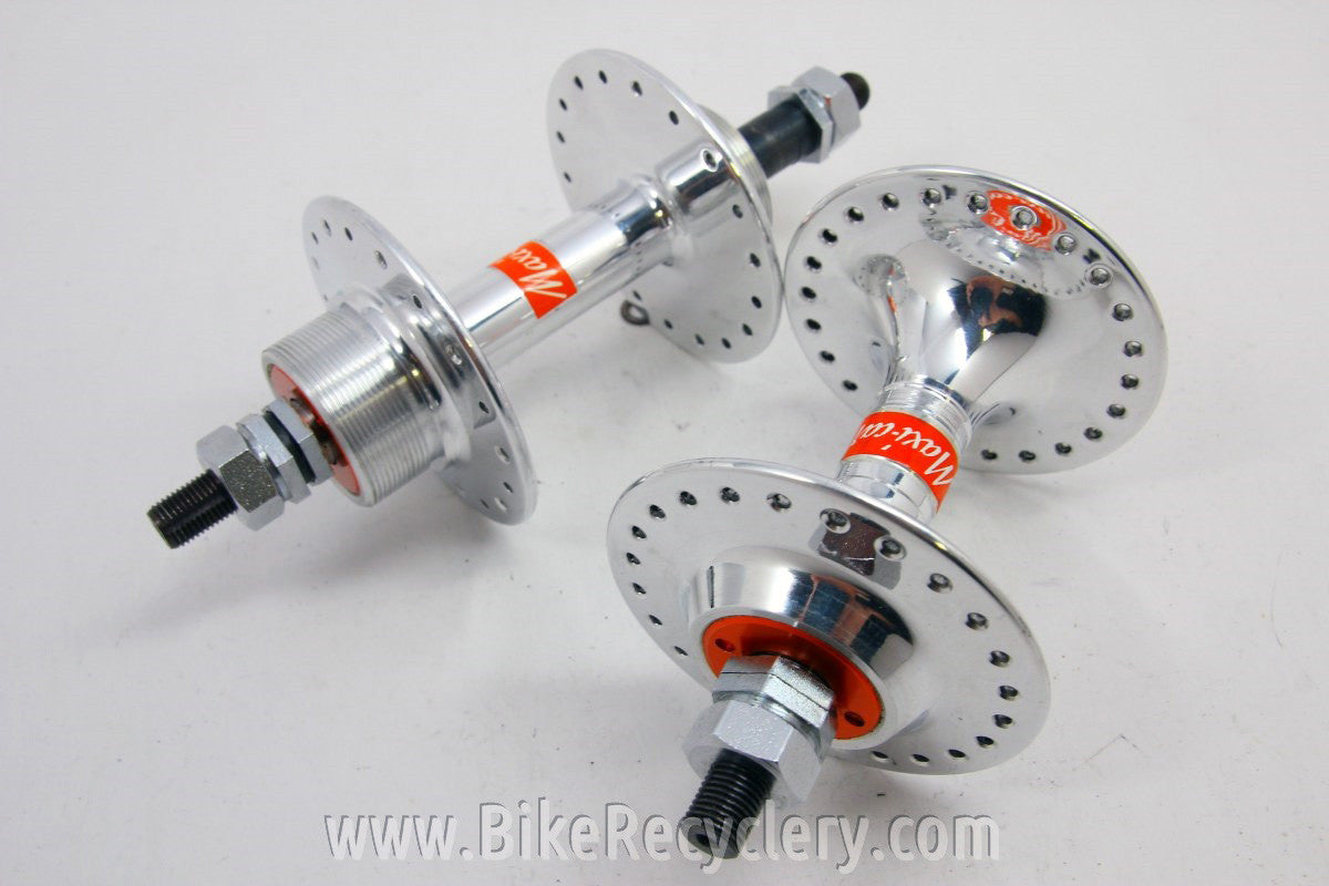 NOS Maxi Car Tandem Large Flange Hubset: 48/36H, 140mm/110mm Spacing, Type 2b 1950-1962 (?) RARE!