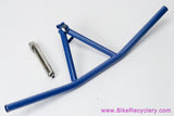 Fisher MountainBikes Bullmoose Handlebars: Clamp On / Stud - Alloy - 1980's - Blue